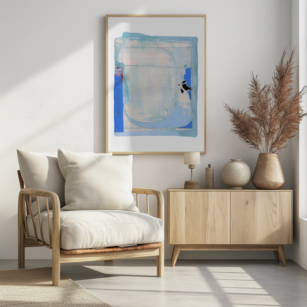 Blaue Ausdauer 1 | Poster
