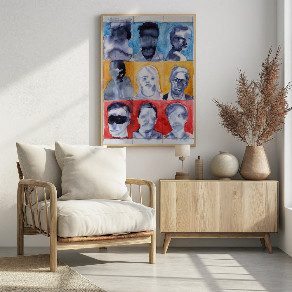 Headshot Grid No. 1 | Poster