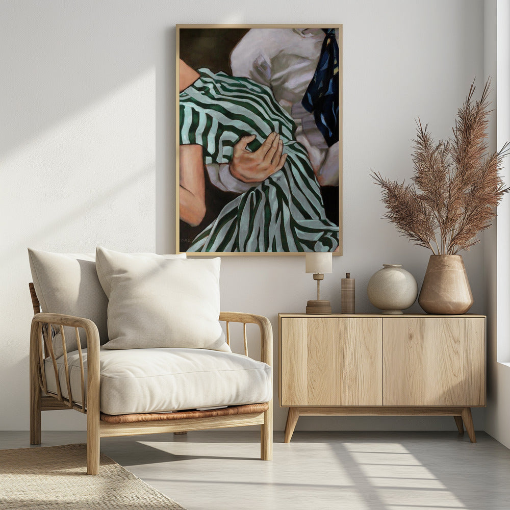 Gestreifte Schaukel | Poster