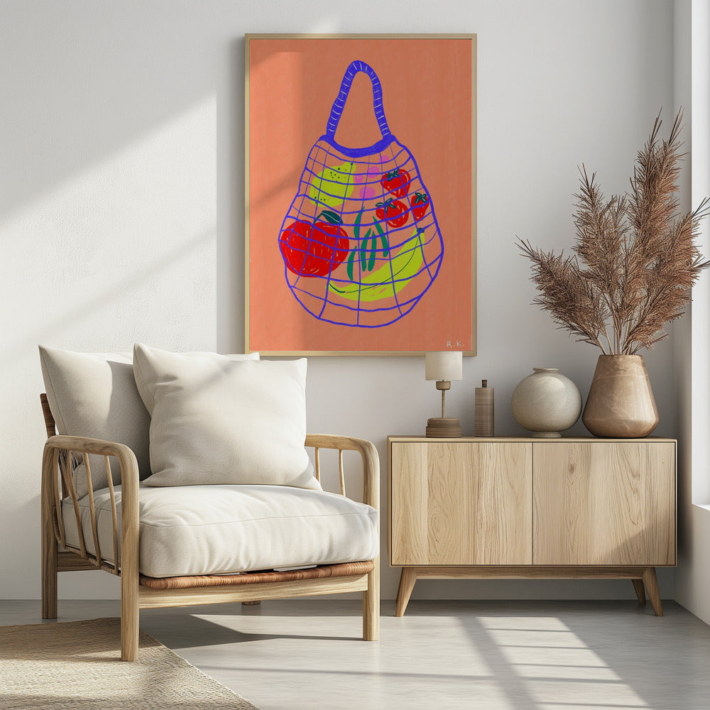 Shopping Bag Brown | Poster