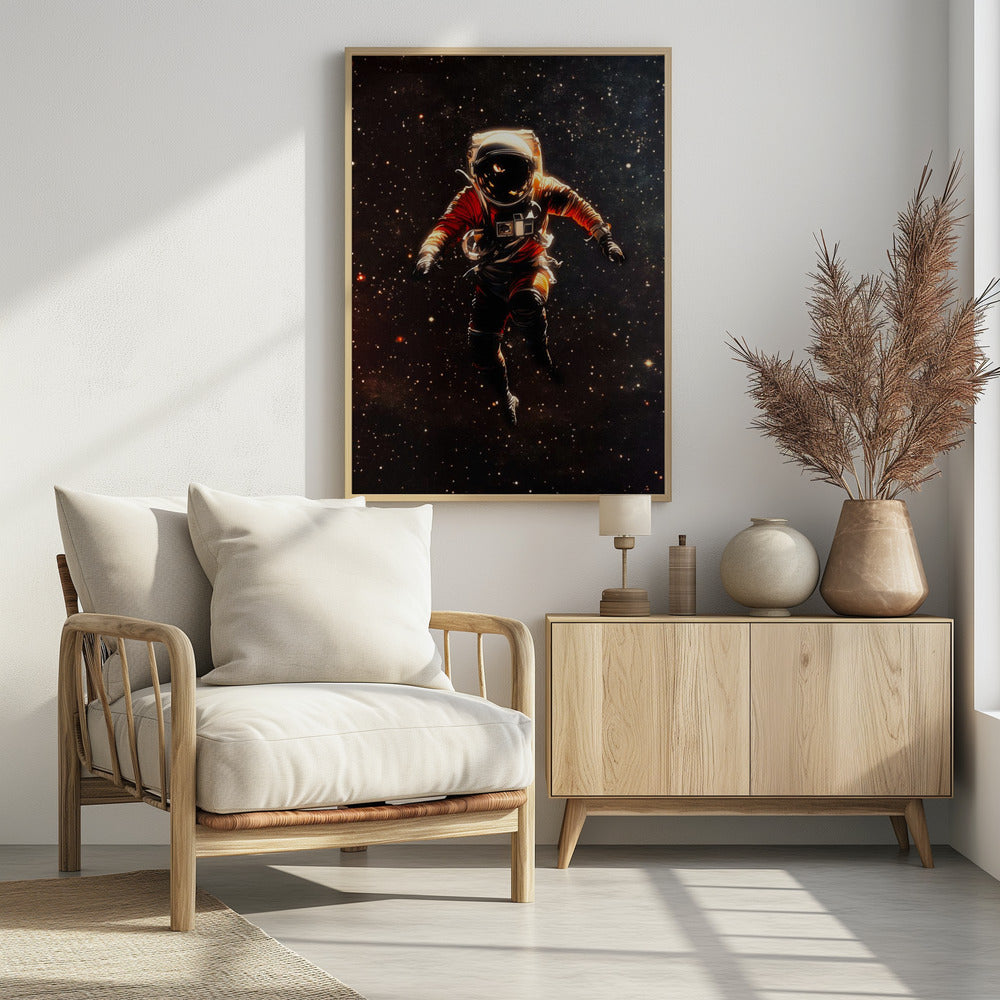 An Astronaut in Space | Poster