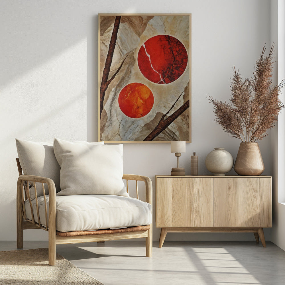 Glut im Stein | Poster