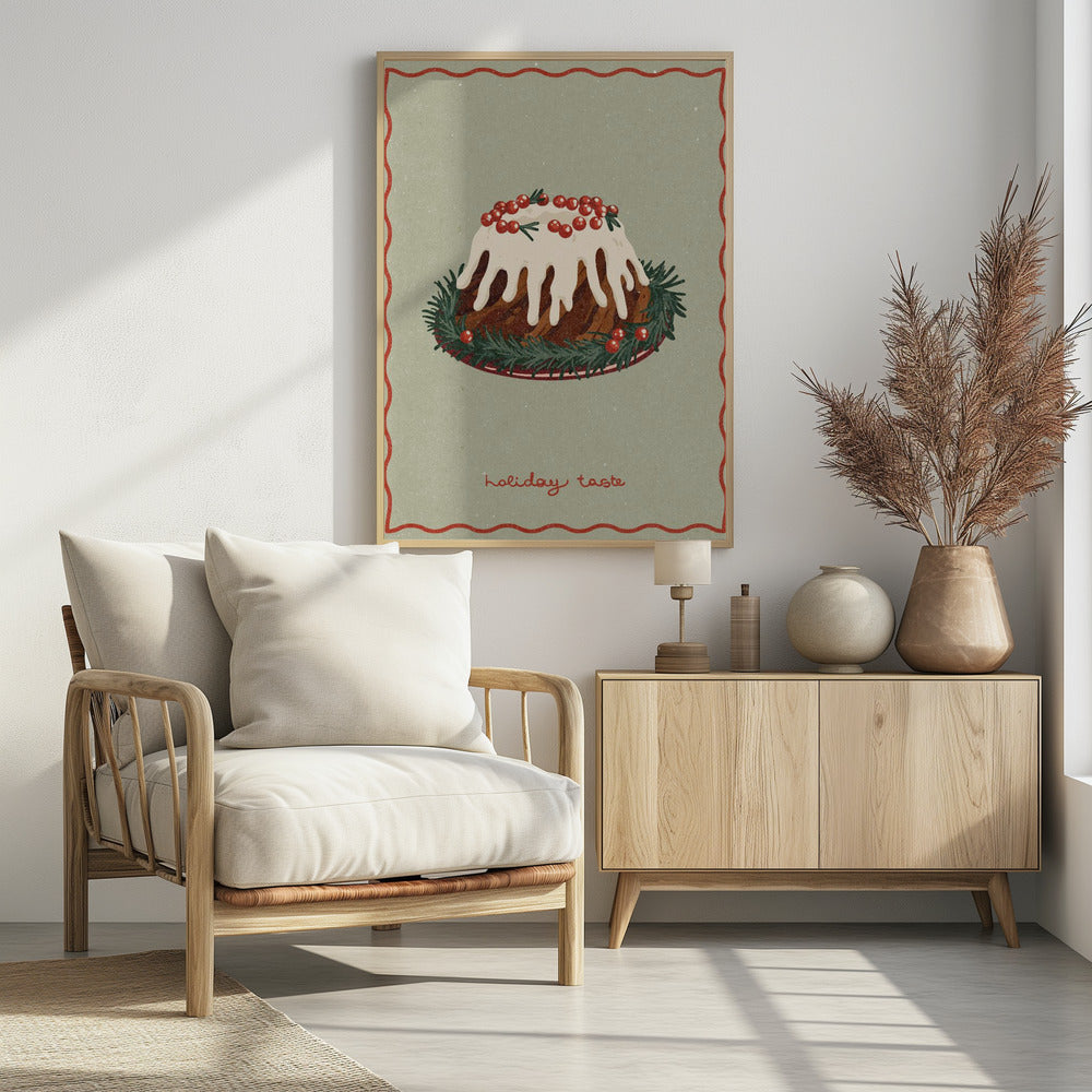 Weihnachtskuchen. Feiertagsgeschmack | Poster