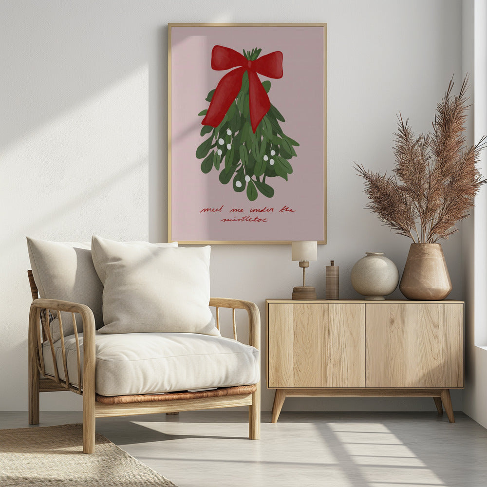 Kiss by Mistletoe | Poster