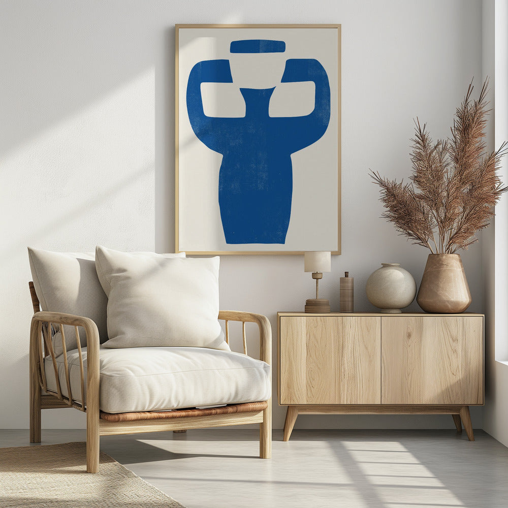 Vase Blue 04 | Poster