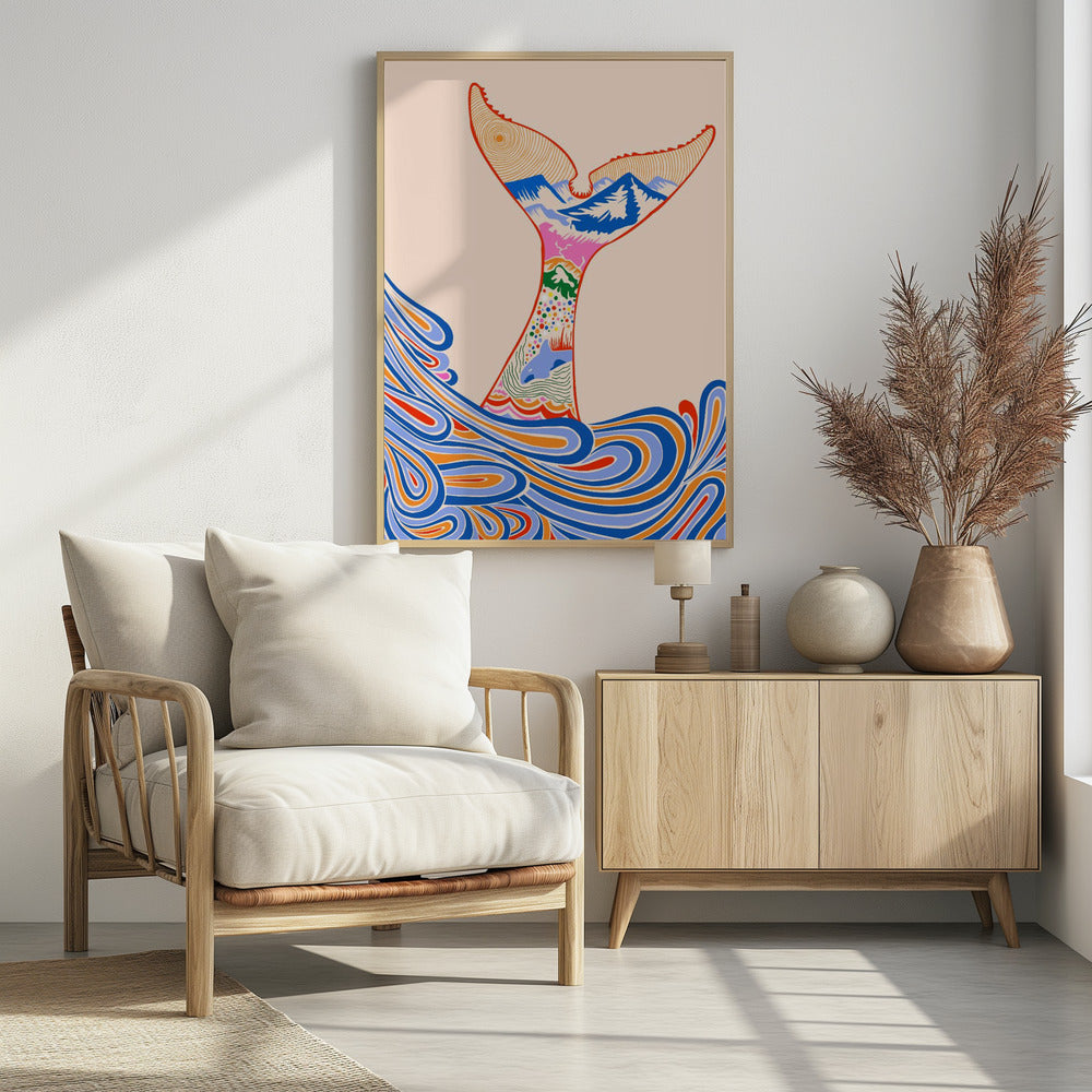 Blaue Gefühle, Blautöne | Poster
