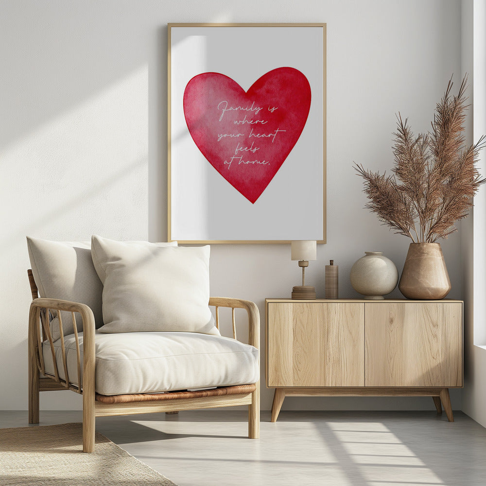 Familie ist, wo... | Poster