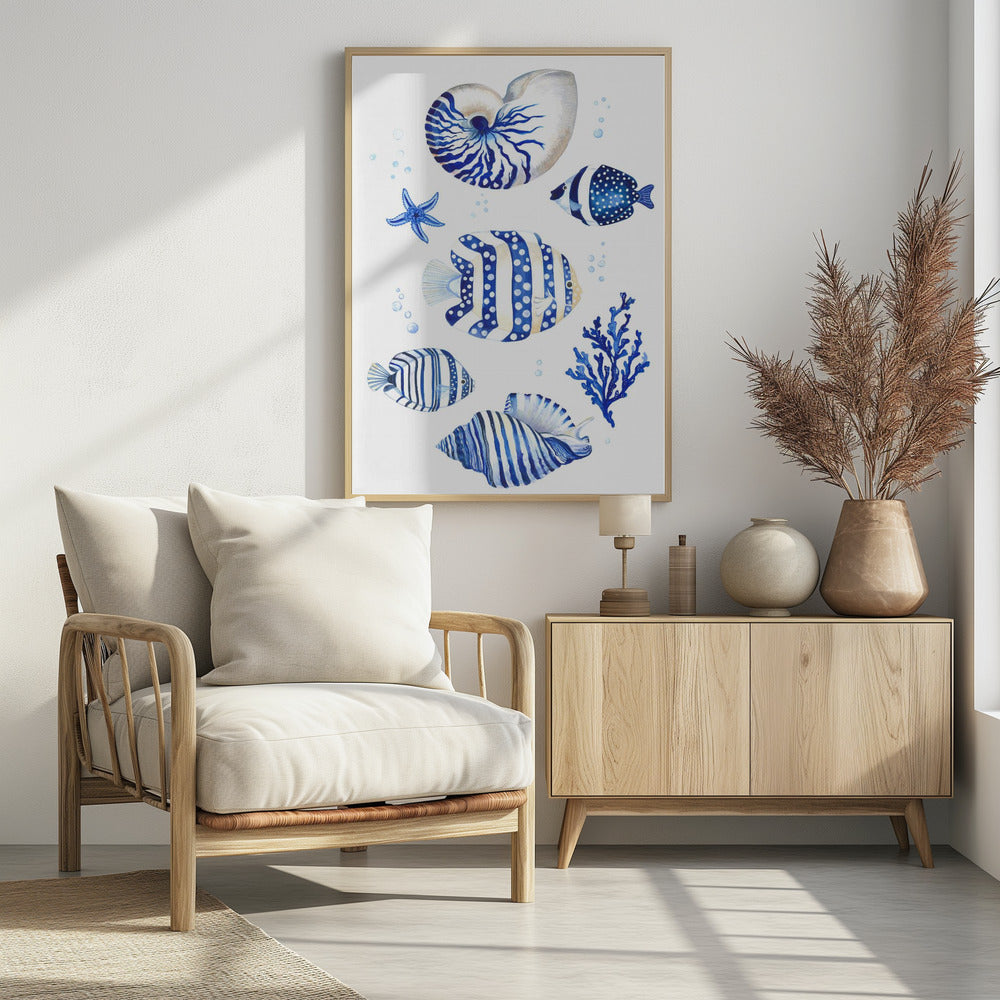 Inspired by the Tranquil Beauty of the Ocean | Poster