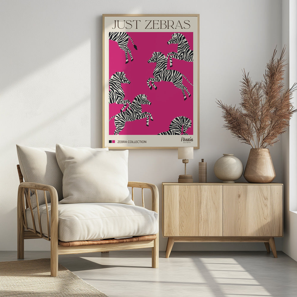 NUR ZEBRAS. Zebra-Kollektion | Poster