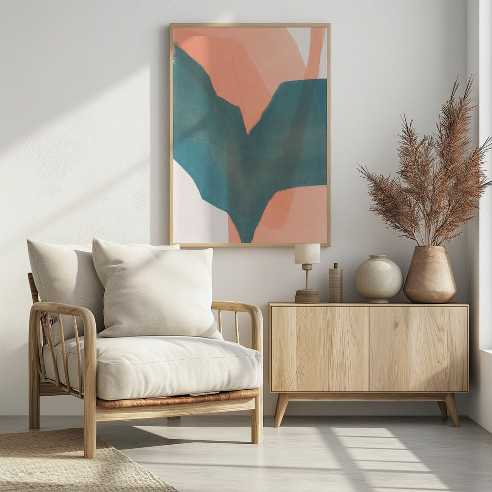 Abstract Dipped Landscape 1 | Poster