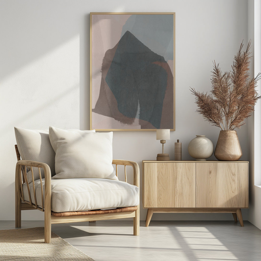 Abstract Dipped Landscape 3 | Poster