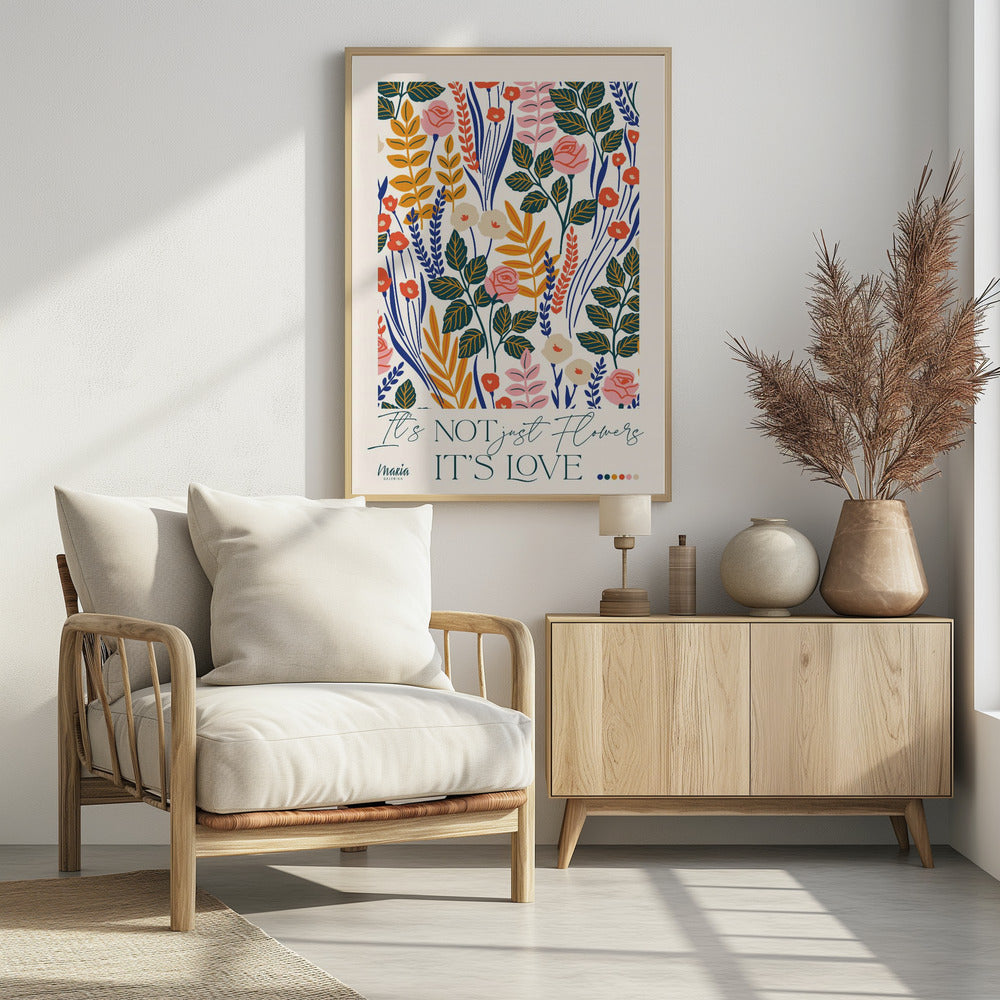 Über die Liebe. Rosen | Poster