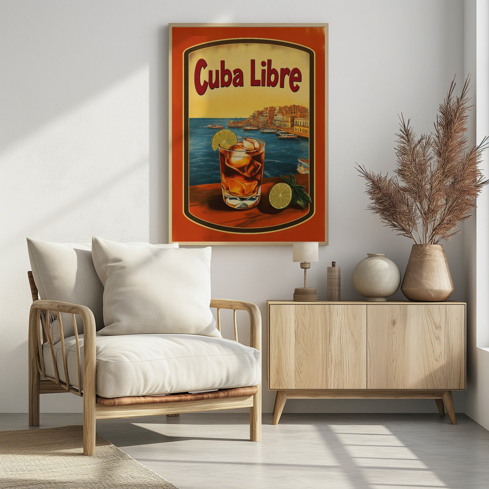 Cuba Libre Vintage Werbespot | Poster
