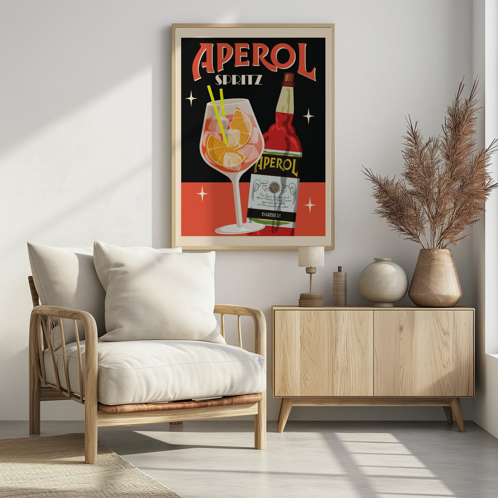 Aperol Spritz_Schwarz | Poster