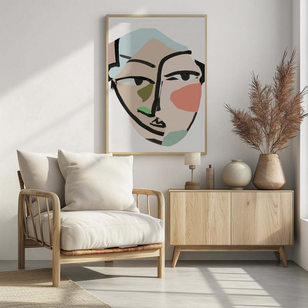 Visage No2 Kunstdruck | Poster