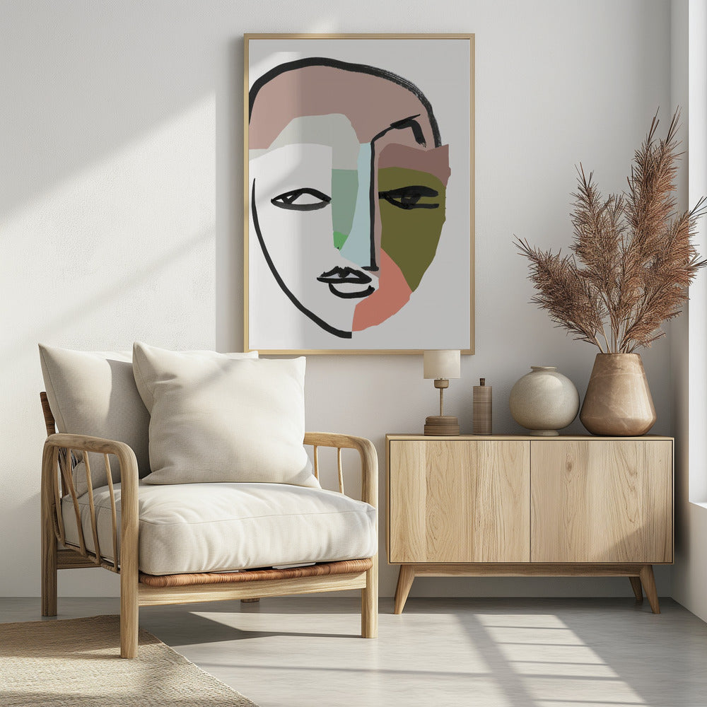 Visage Nr. 1 Kunstdruck | Poster