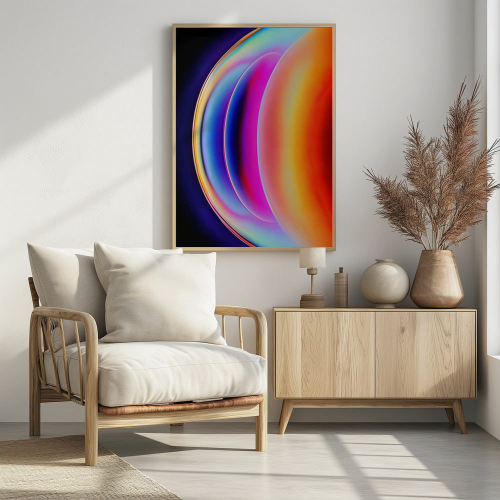 Paradies-Farbverlaufs-Halo | Poster