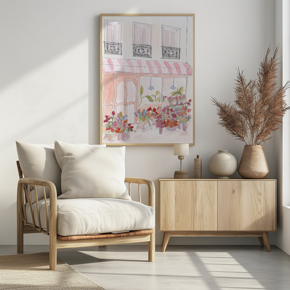 Rosa Blumenladen | Poster