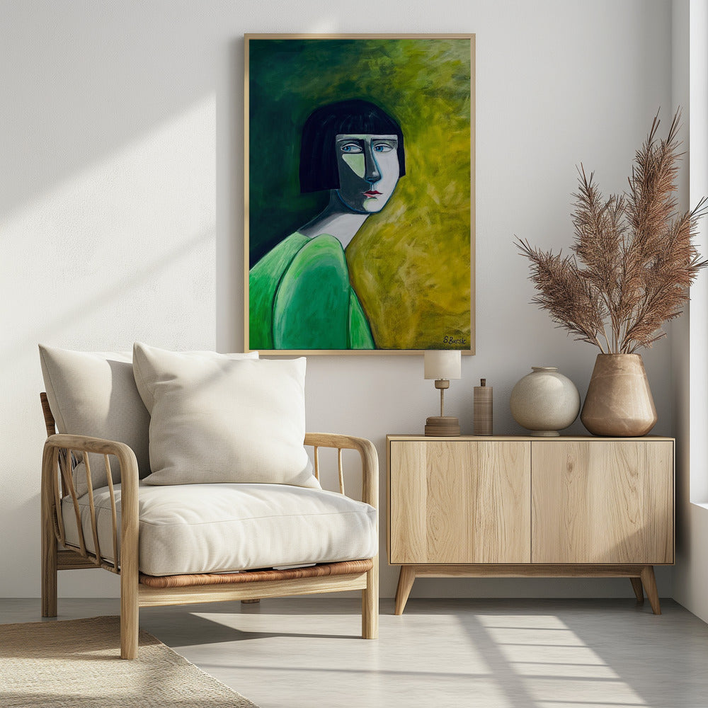 Die Frau blickt zurück | Poster