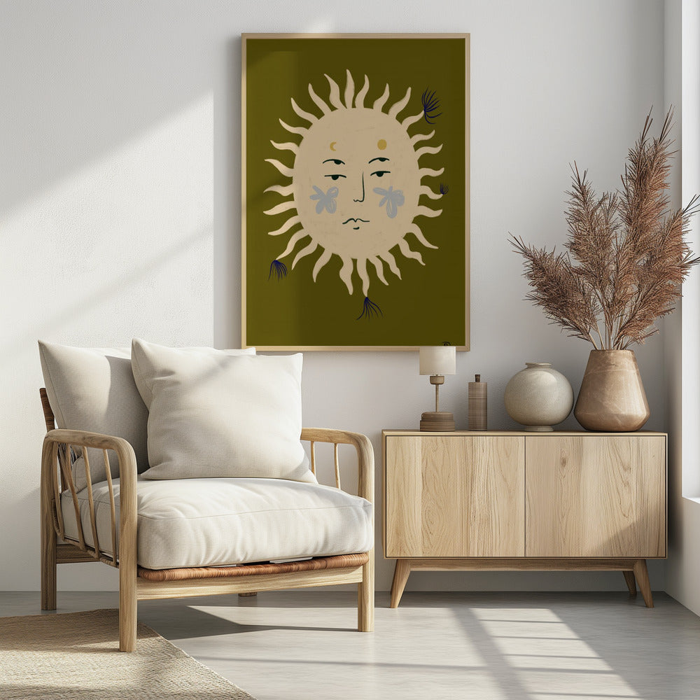 Sun's Serene Face | Poster