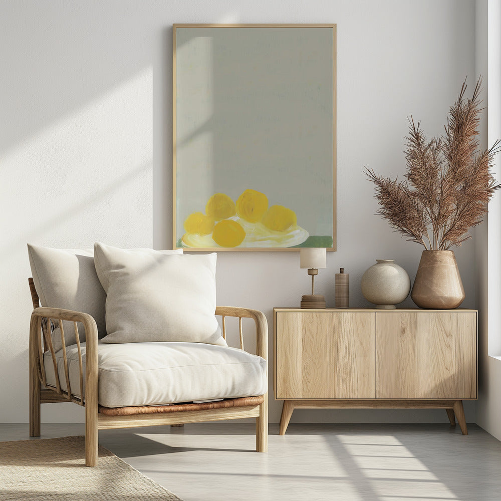 Limoni sul piatto Nr. 2 | Poster