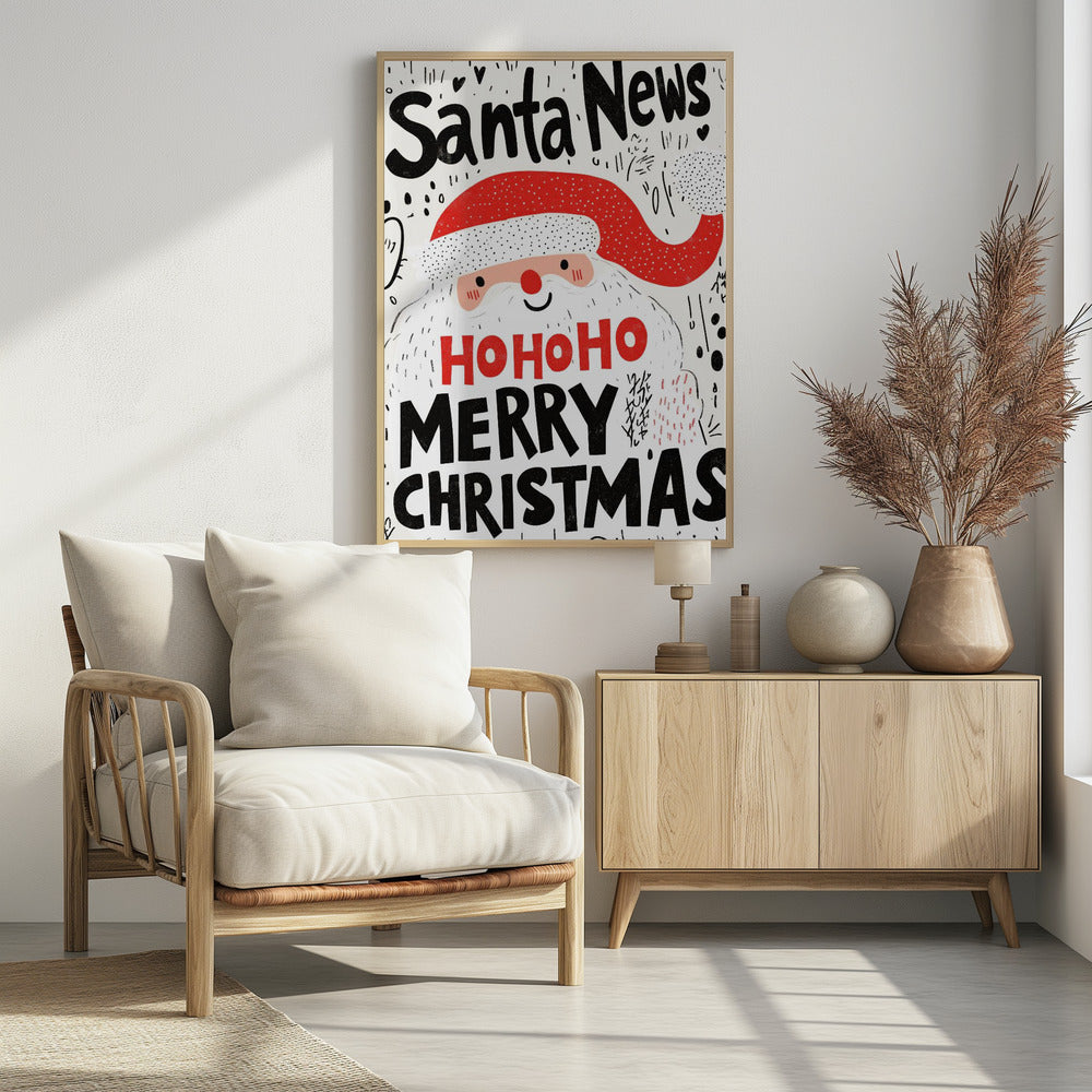 Weihnachtsmann-Neuigkeiten | Poster
