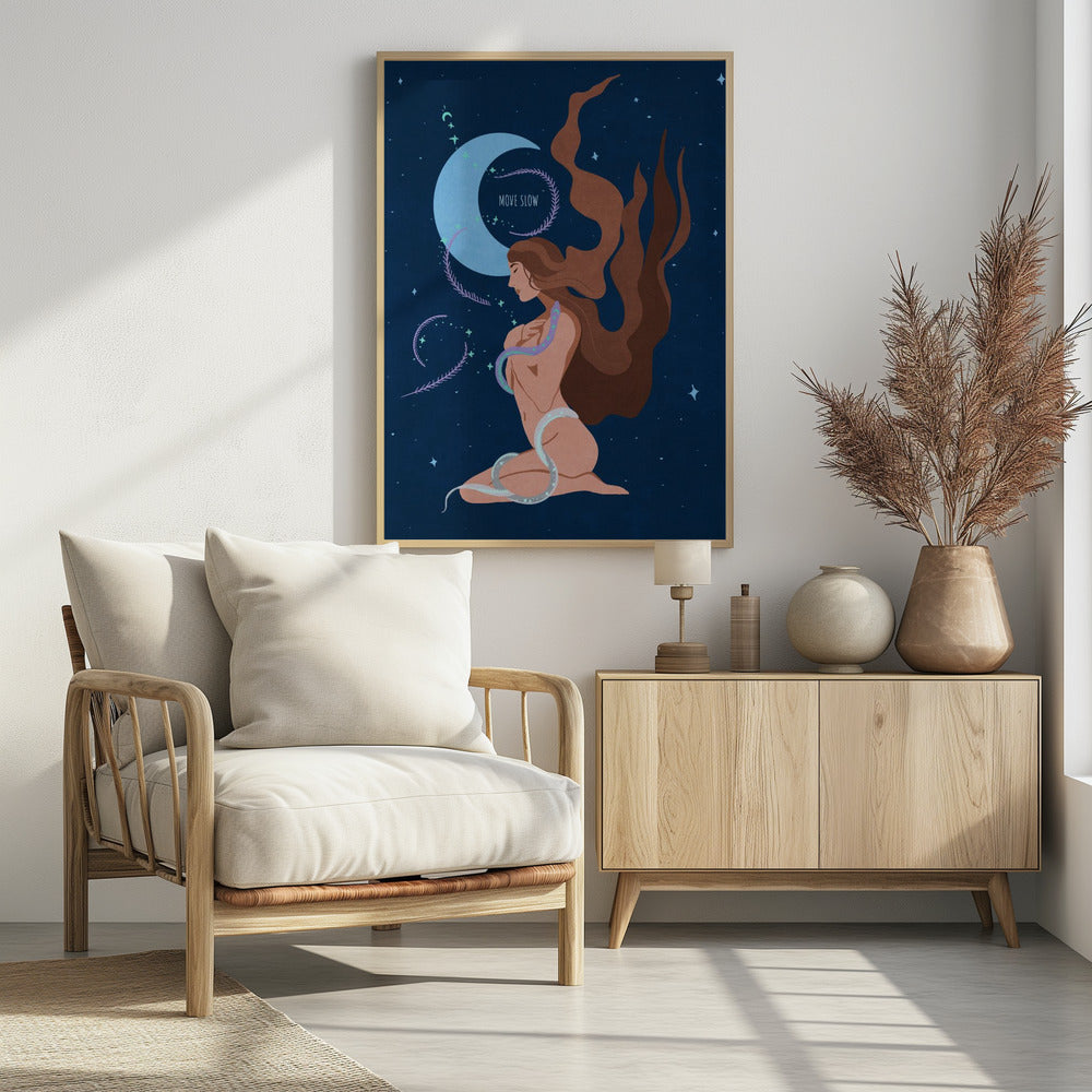 Ätherische Nachtmuse | Poster