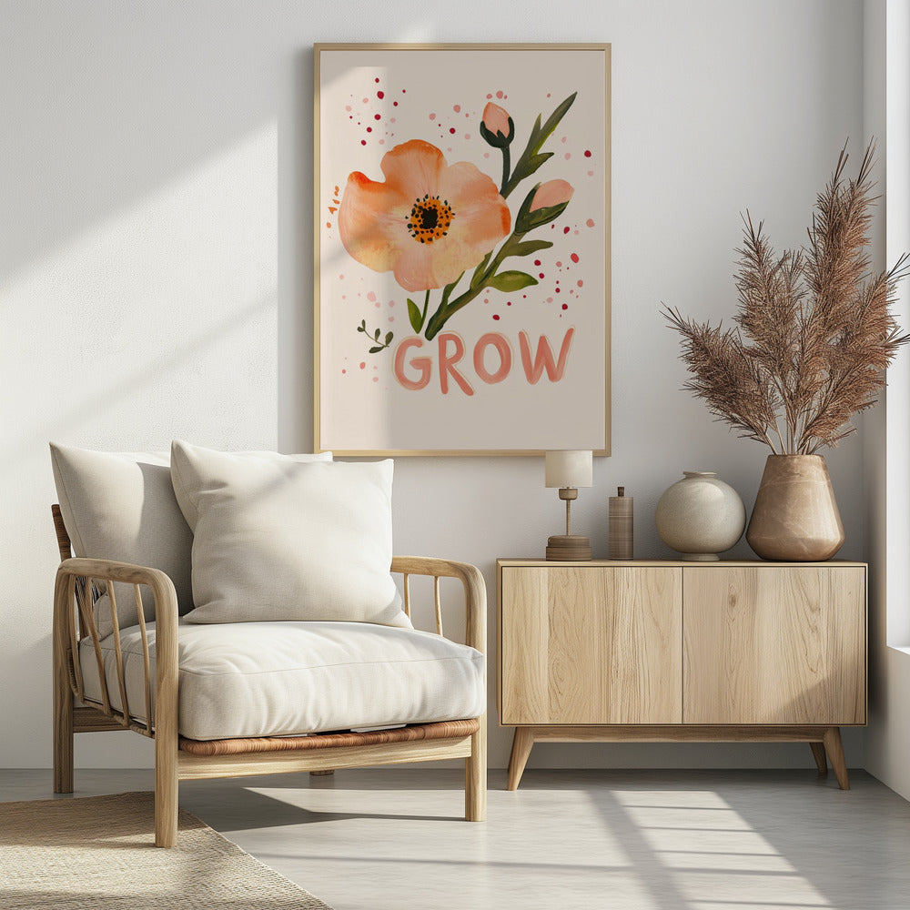 Blumenwachstum | Poster