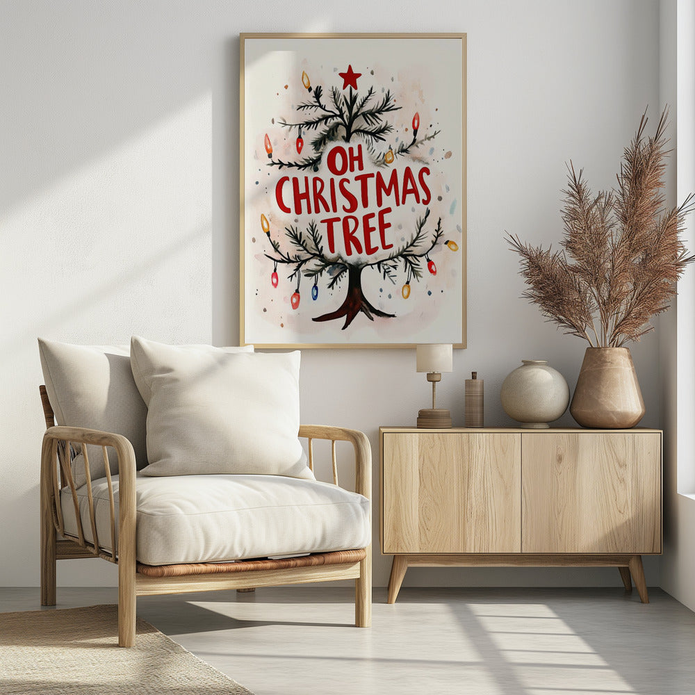 Festliches Baumglühen | Poster