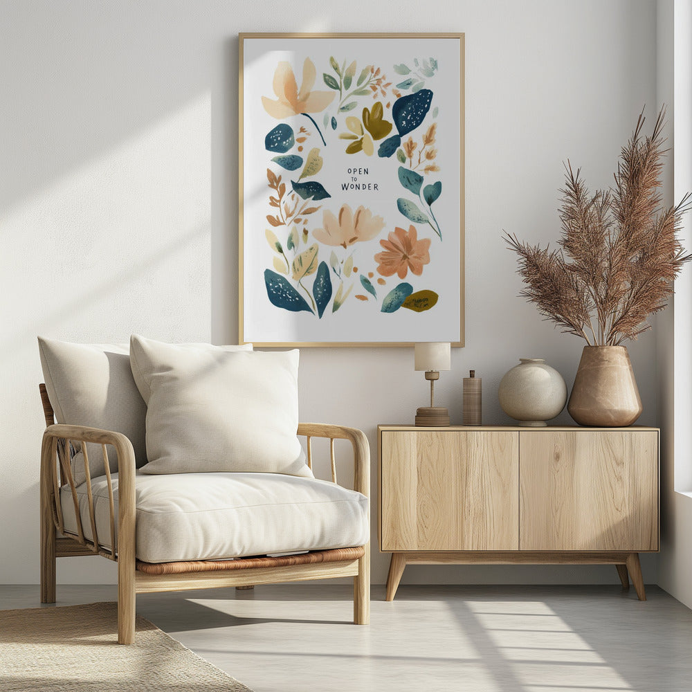 Florale, skurrile Blüte | Poster