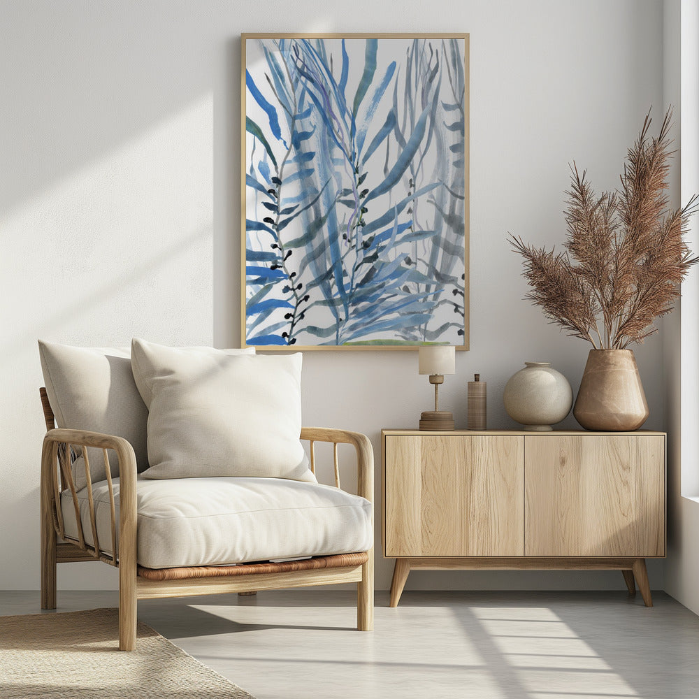 Blaue Algen Nr. 2 | Poster