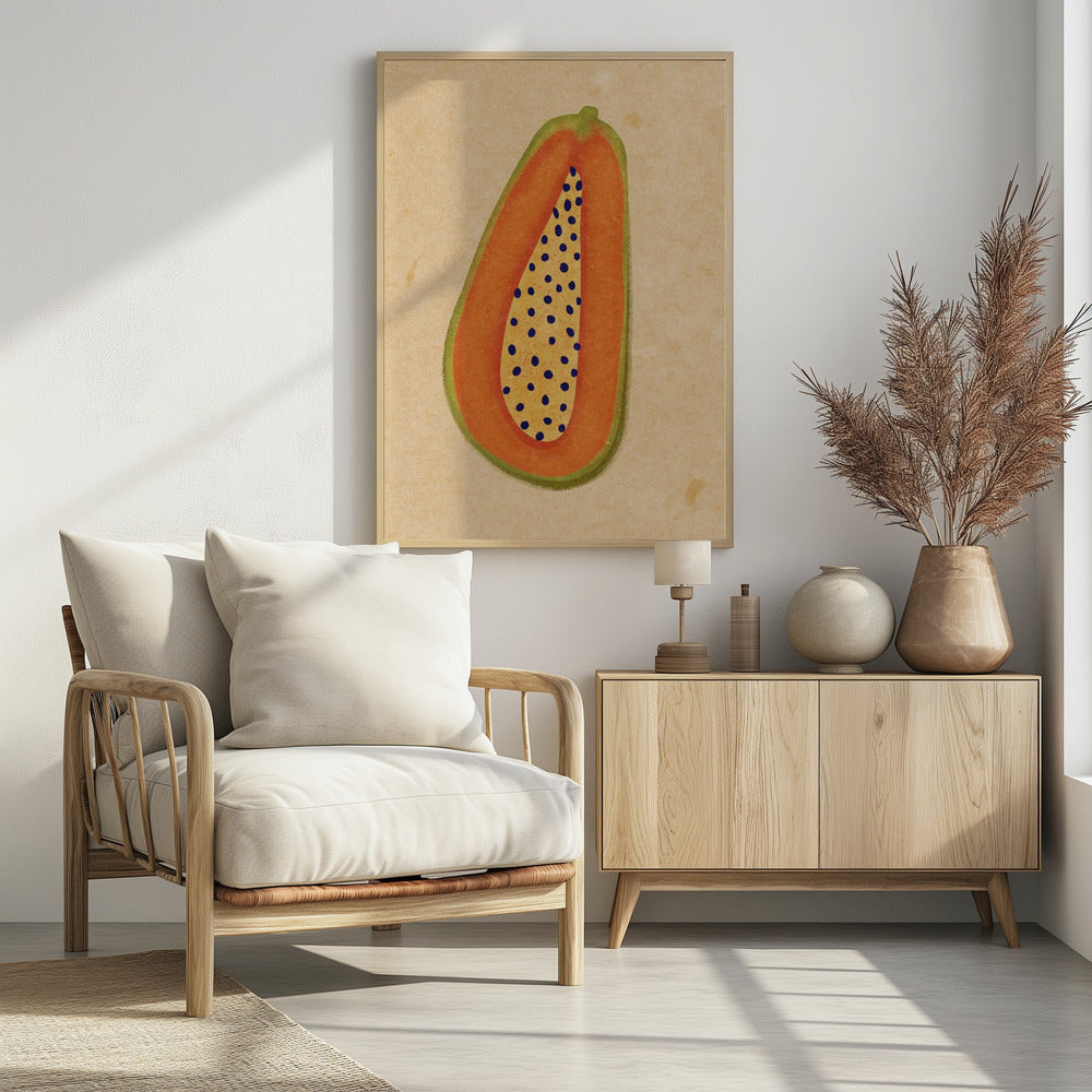Simple papaya | Poster