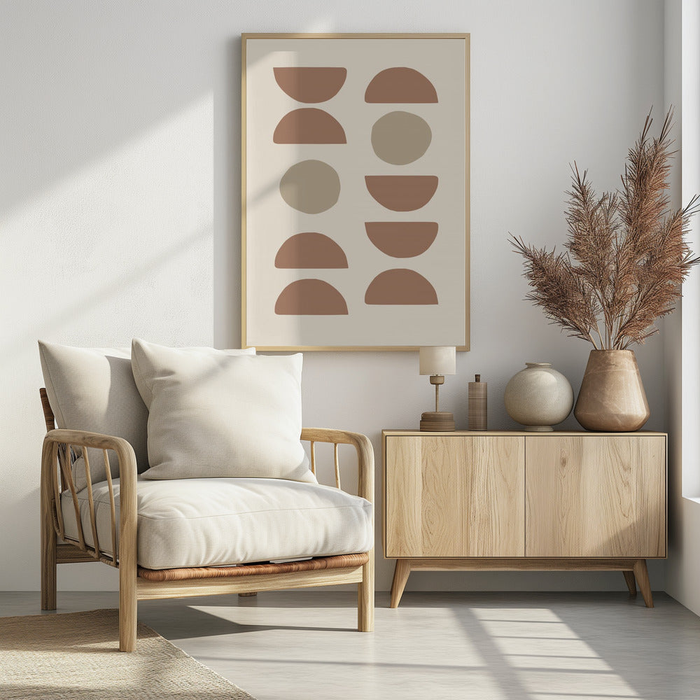 Shapes Mocha | Poster