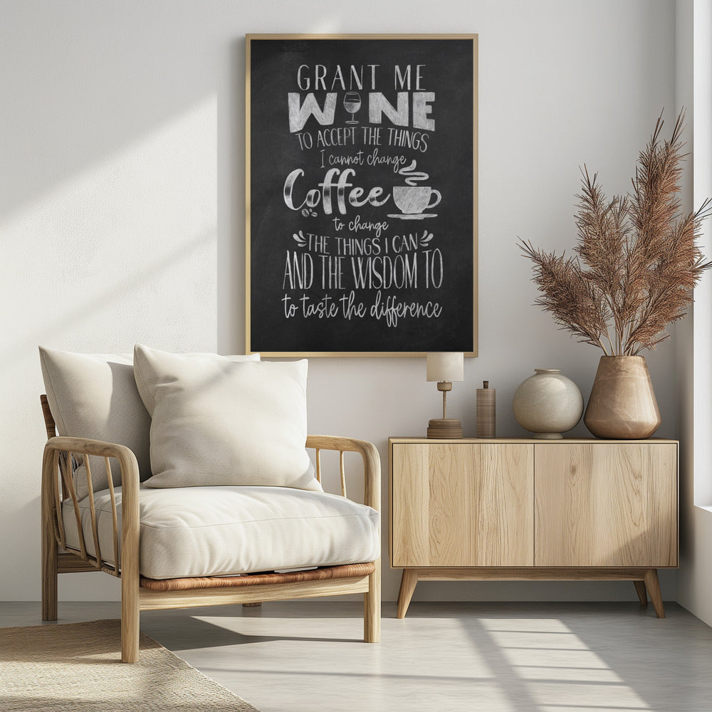 Wein und Kaffee | Poster