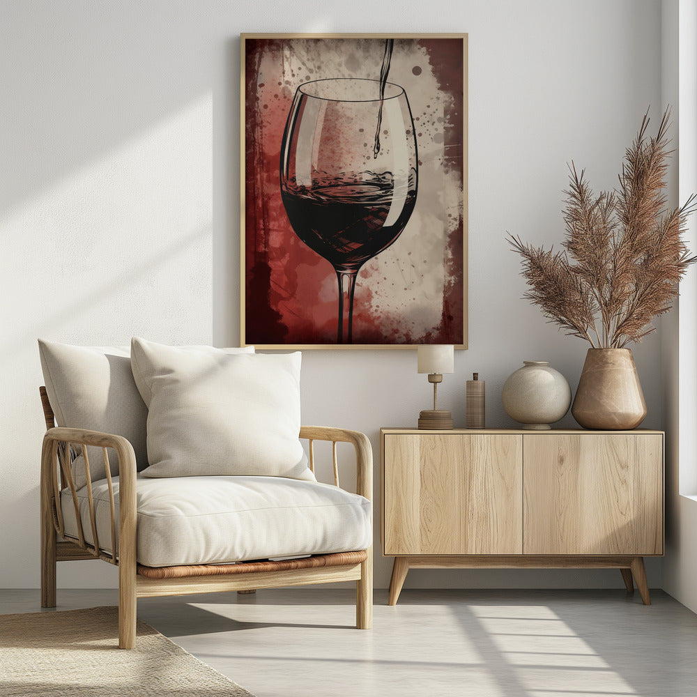 Rotwein Nr. 5 | Poster