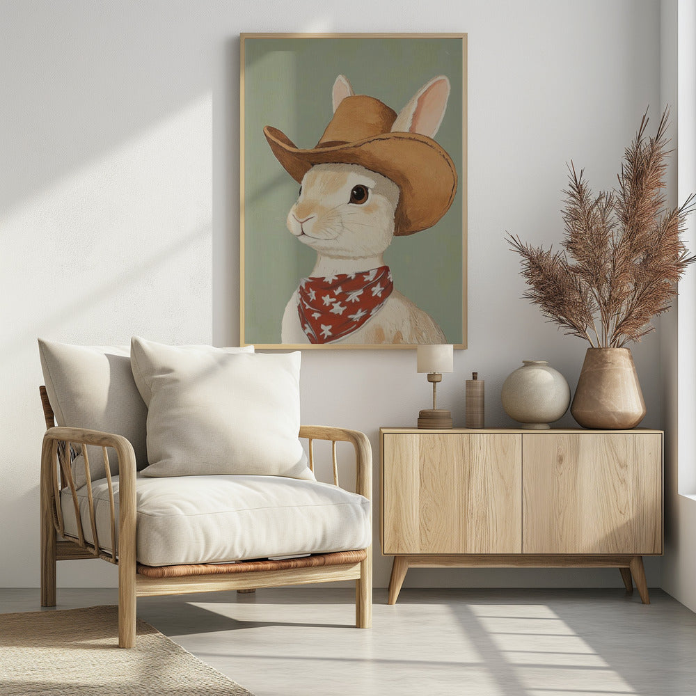 Cowboy-Kaninchen | Poster