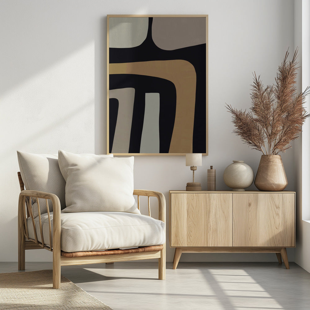 Geschwungene Wege | Poster