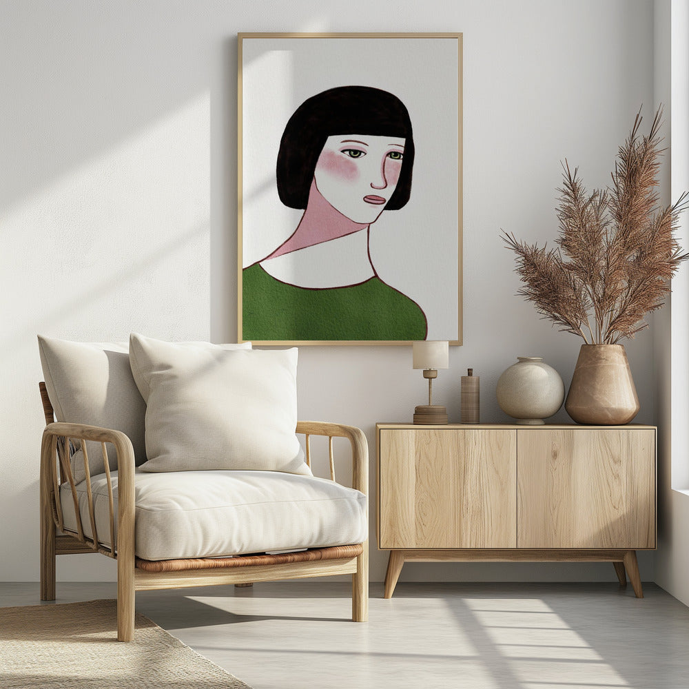 Junge Dame | Poster