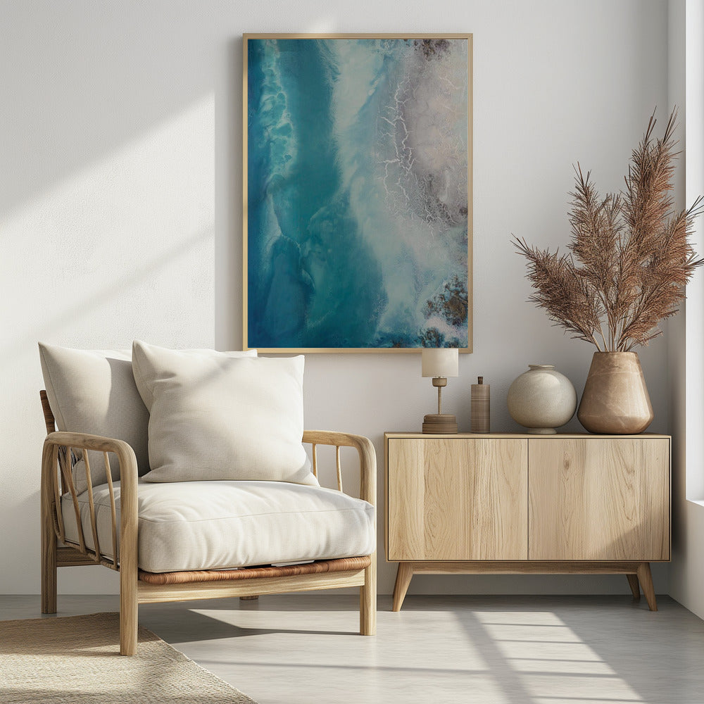 Beruhigendes Meer - Ozeanströmung 1 | Poster