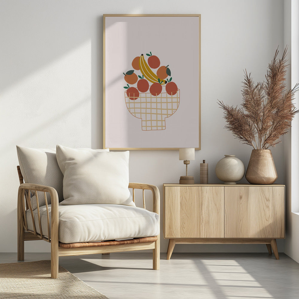 Bunte Obstschale | Poster