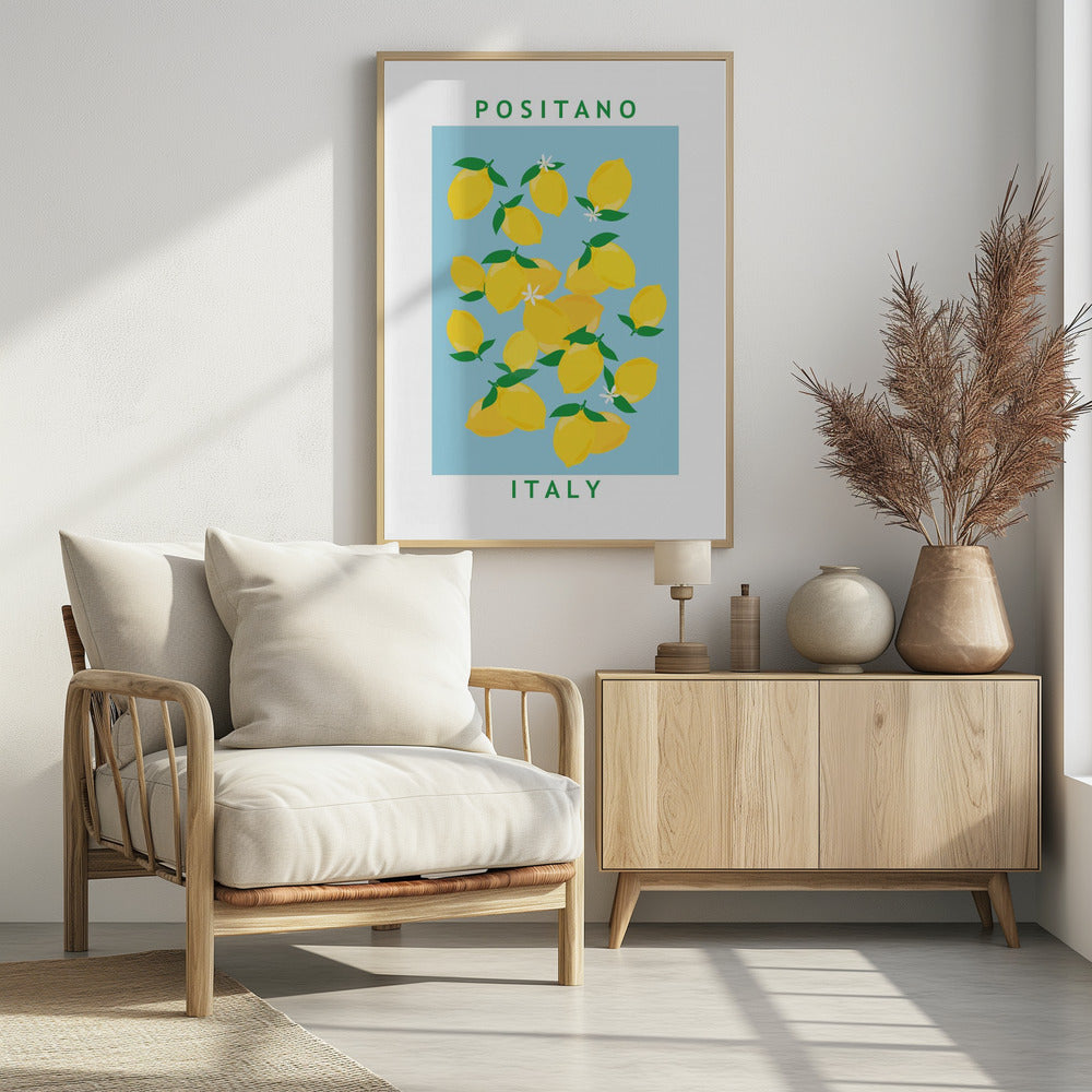 Zitronenblumenmarkt | Poster