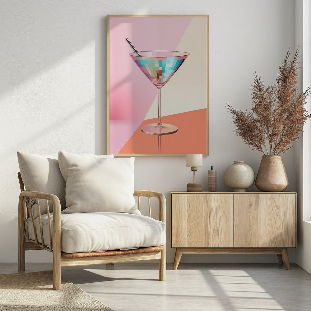 Prickelnder Martini | Poster