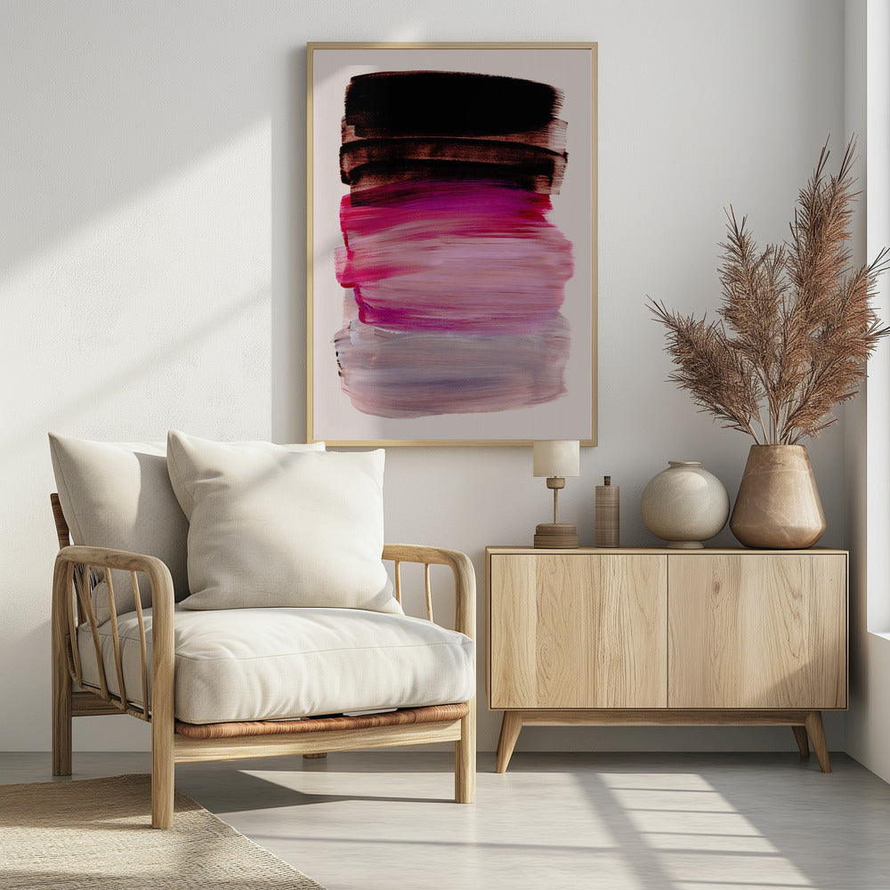 Abstract Brush Strokes 184 | Poster