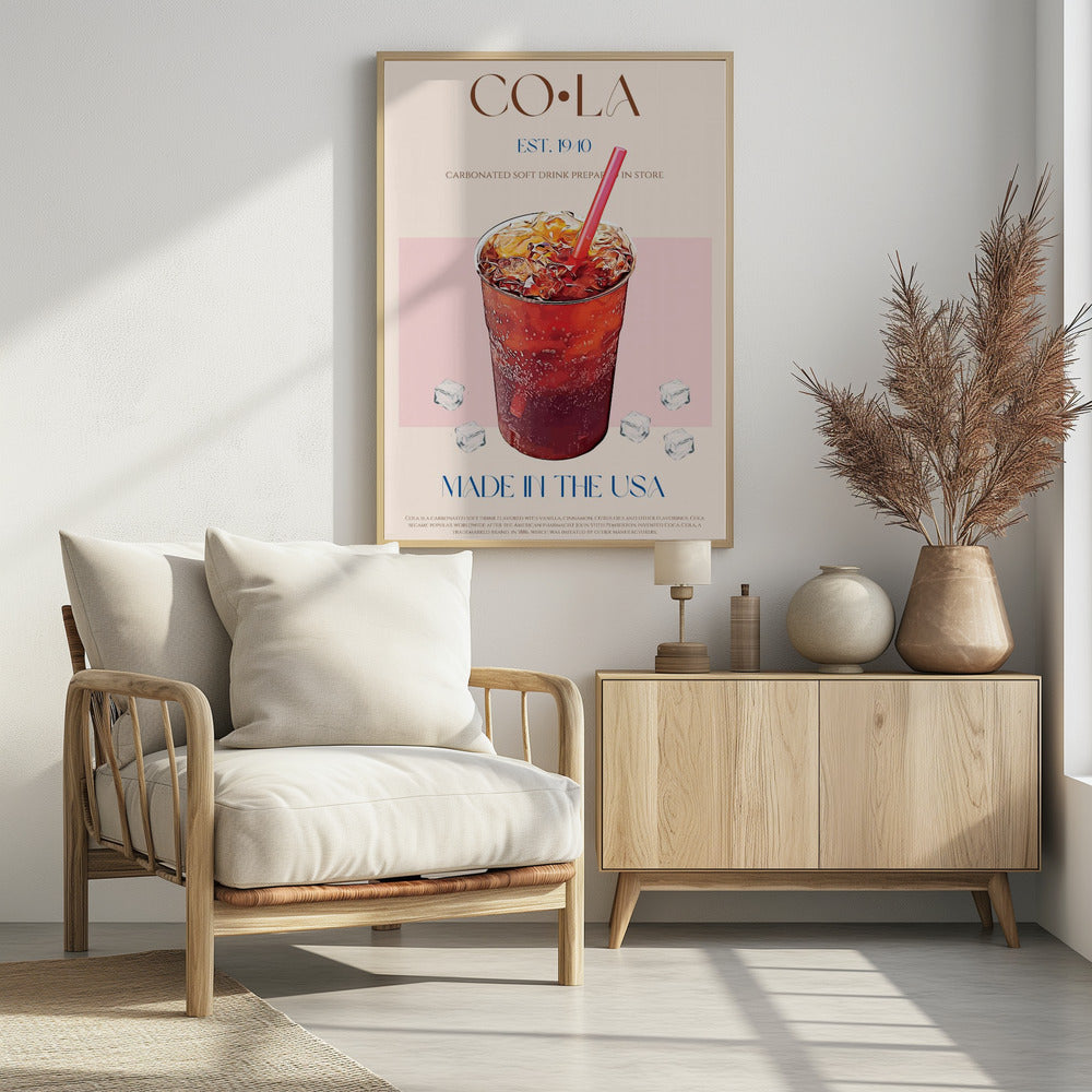 Gekühlter Cola-Genuss | Poster