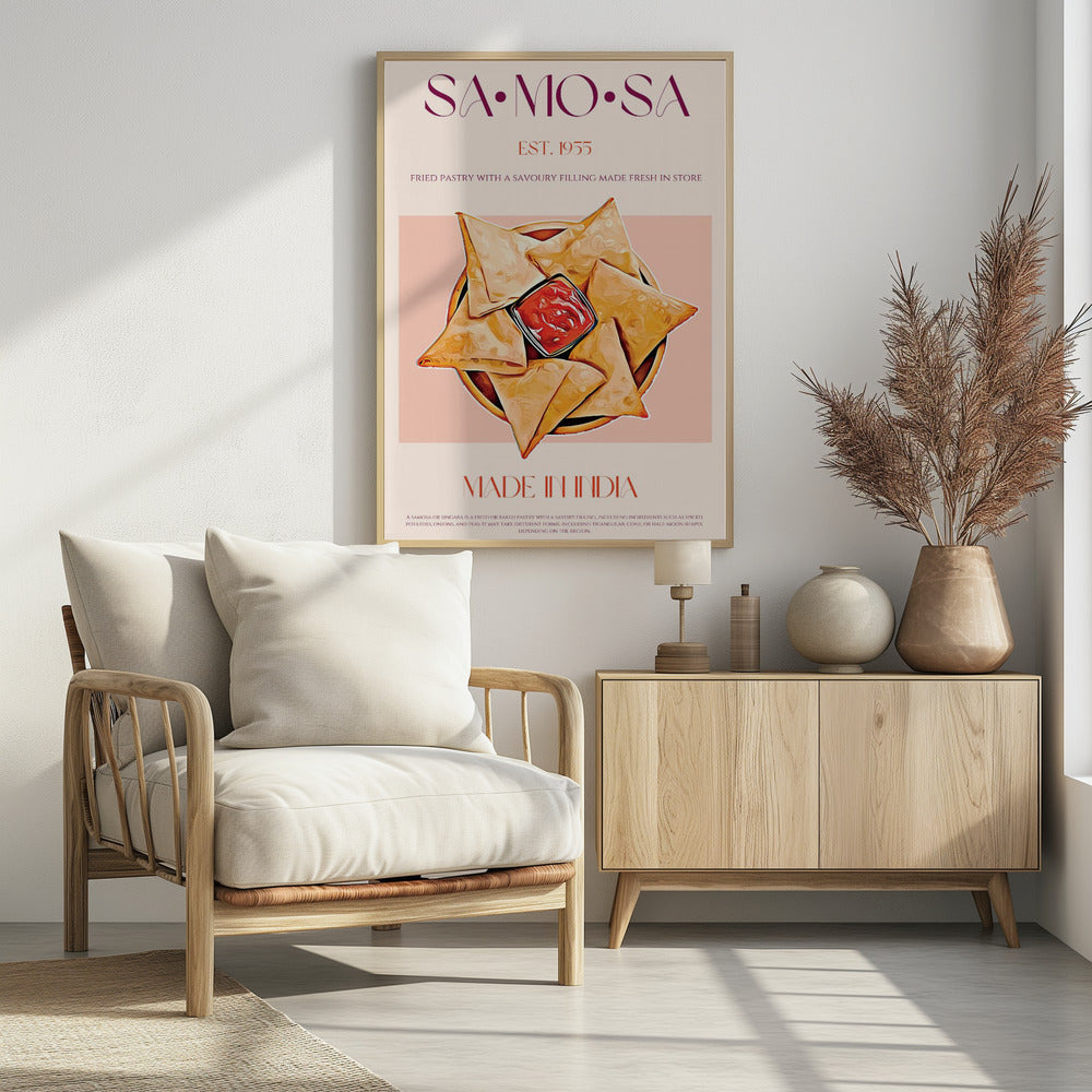 Indian Fried Samosas | Poster