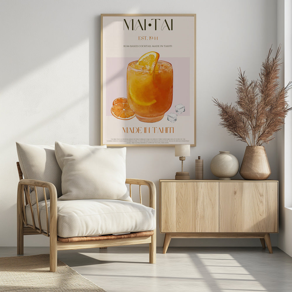 Orange Bliss Getränk | Poster