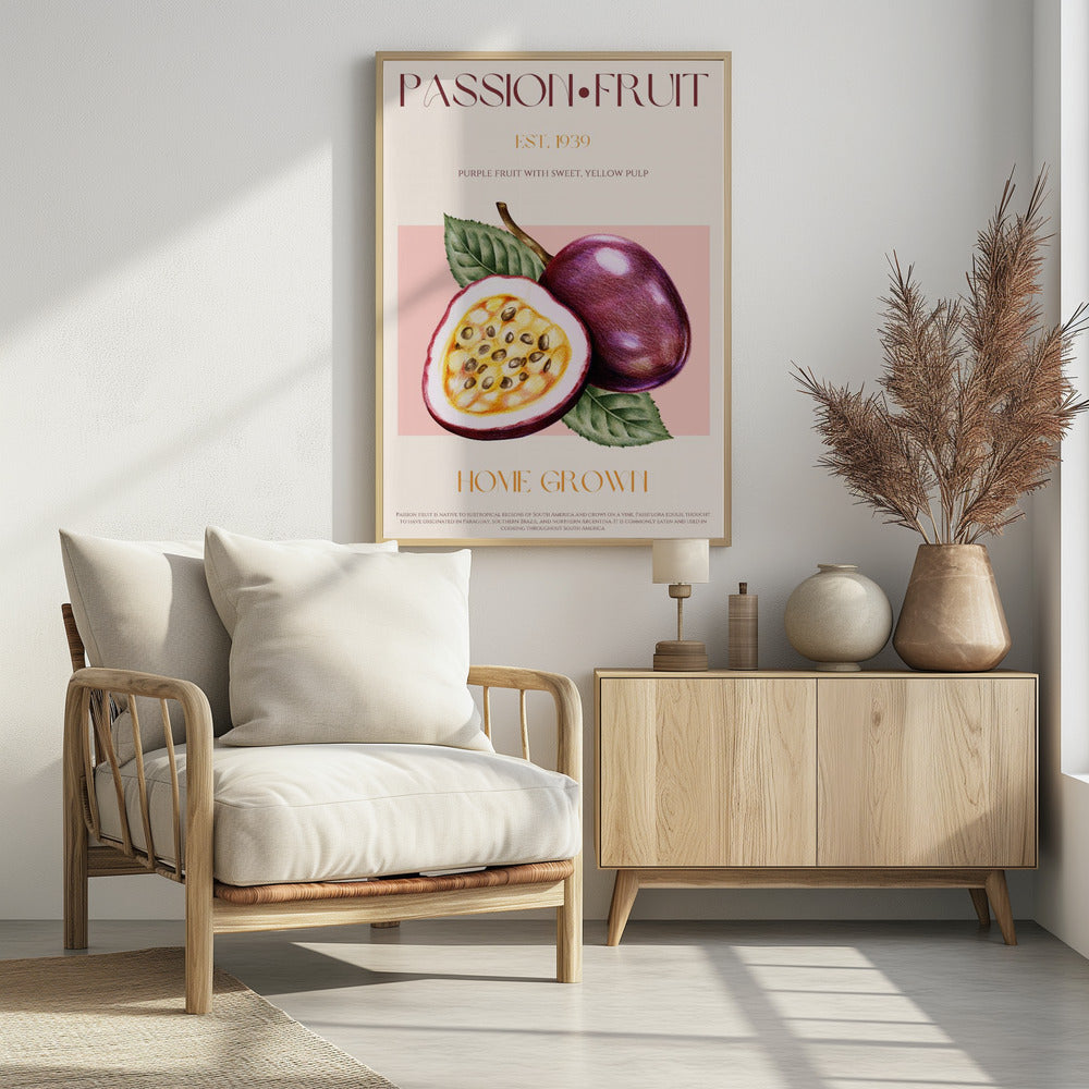 Lebendige Passionsfrucht | Poster