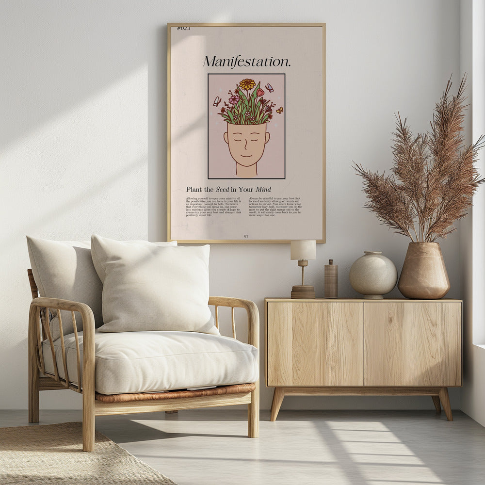 Manifestation mit einer heiteren Figur | Poster