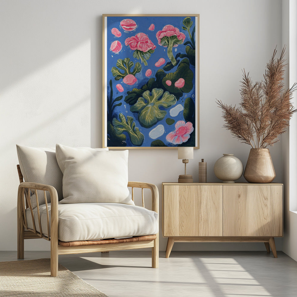 Schwimmende Blüten | Poster