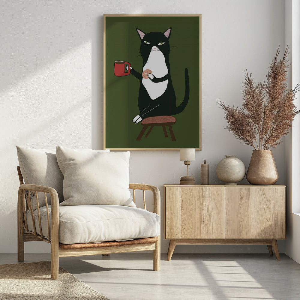Kaffeekatze | Poster